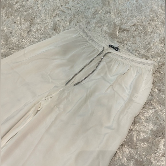 Solid & Striped Dani Rhinestone Pant in Marshmellow - Picture 2 of 5